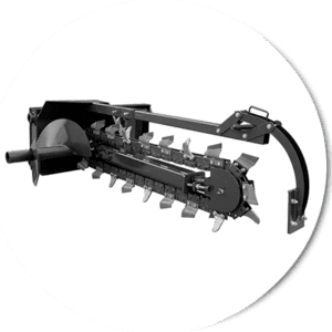 HIXEN compact skid steer loader attachment
