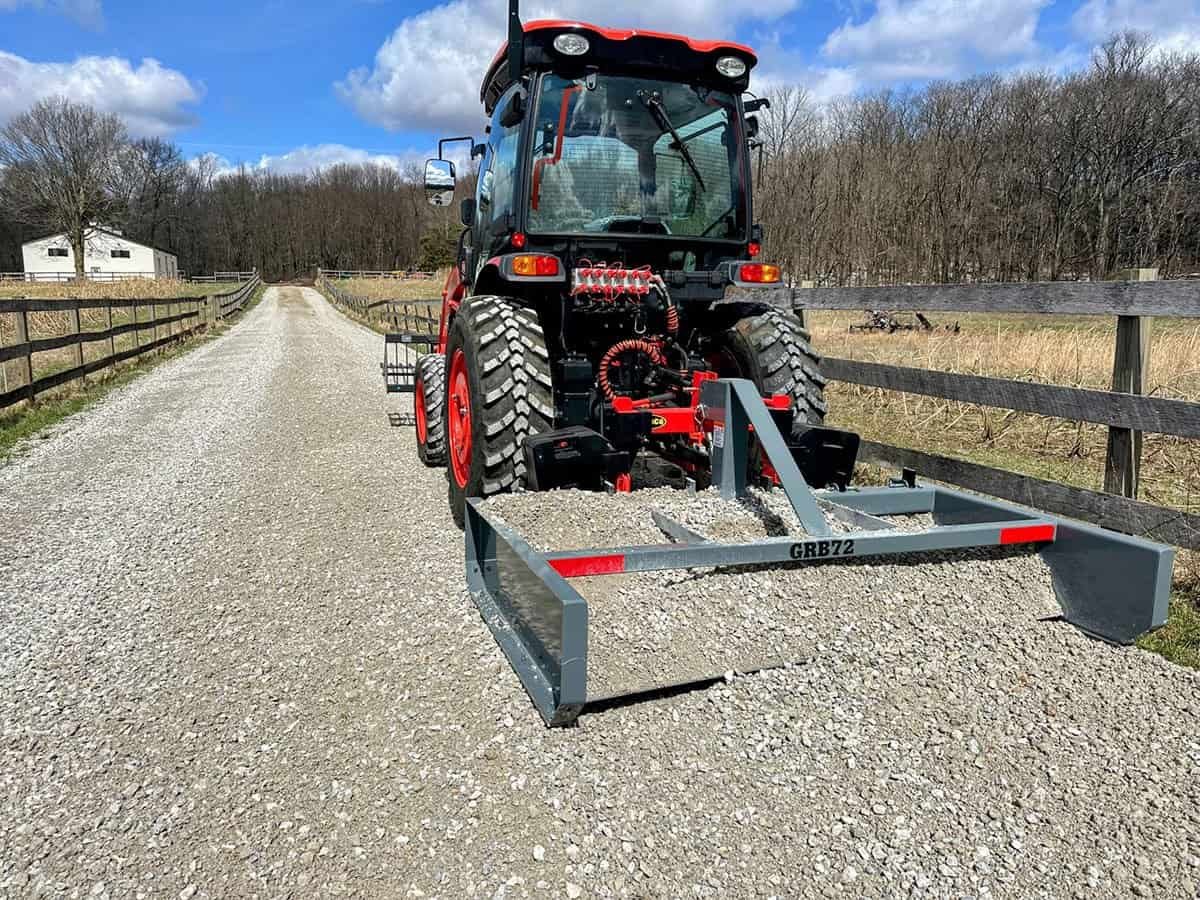 uses of tractor in construction